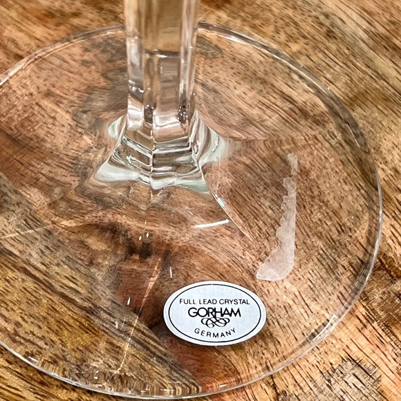 Gorham Accents Vintage Gorham Crystal Candlestick Holders Star